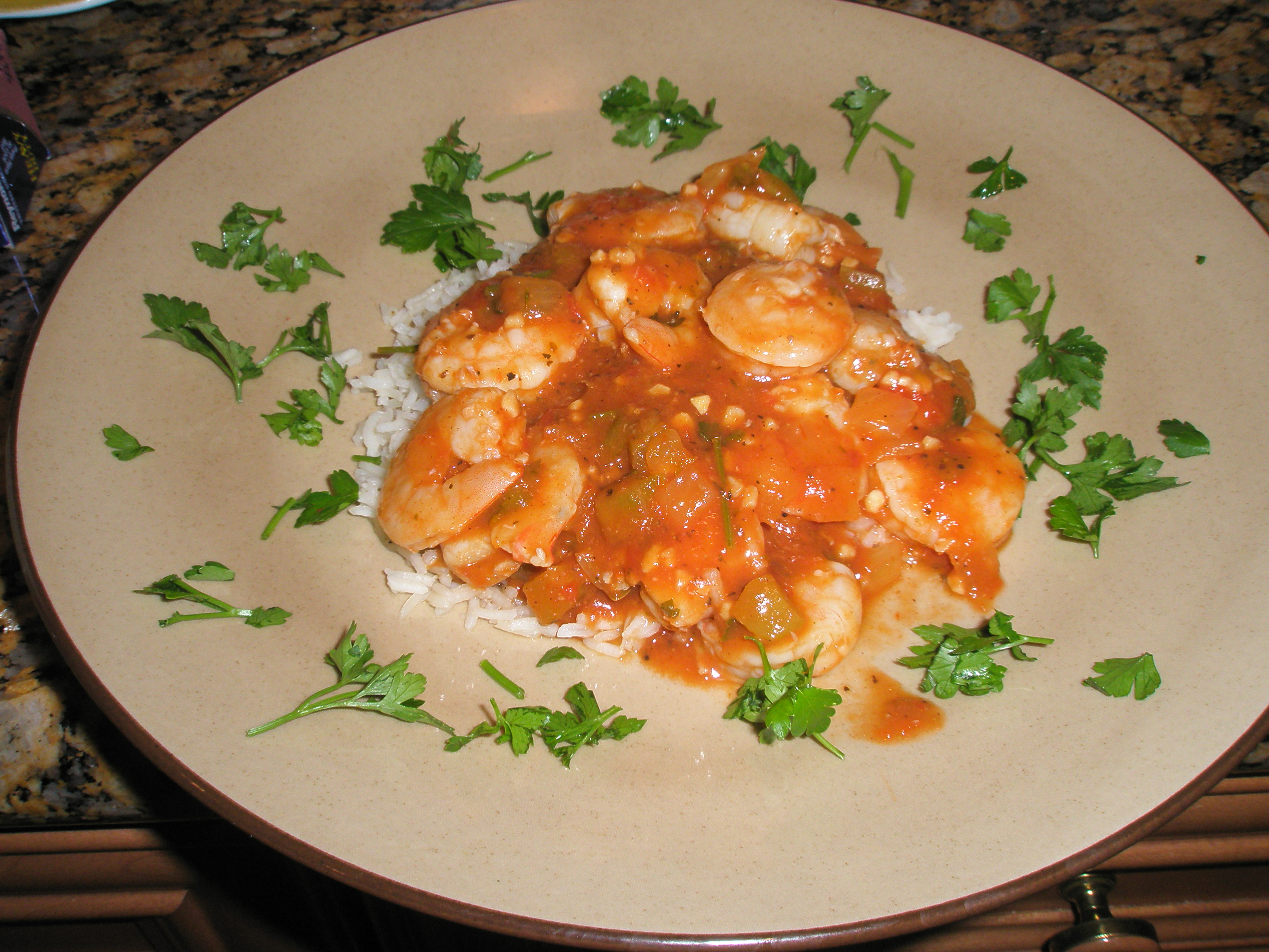 enchilados de camarones