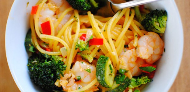 Recipe for Shrimp Noodle Bowl