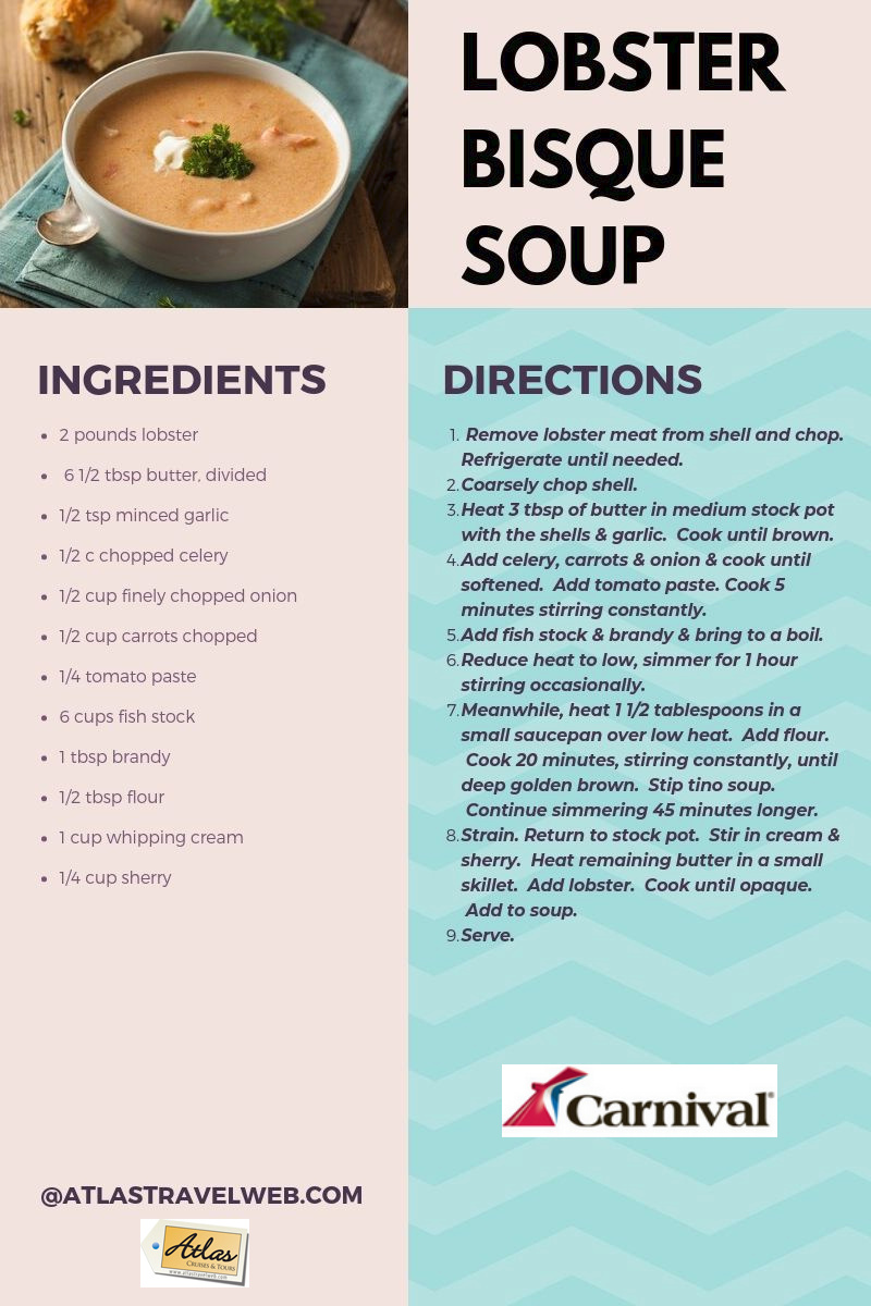 Carnival Cruise Line Soup Recipes TasteForCooking