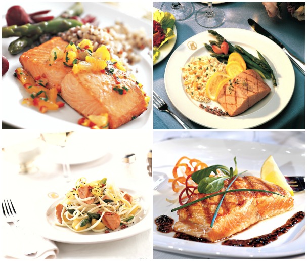 Pan-fried Salmon & Halibut with Apple from Holland America